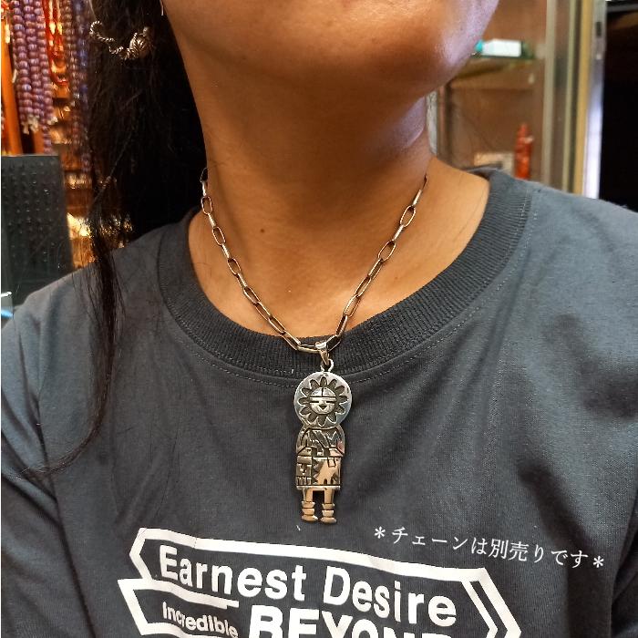 rym-22 オーバーレイペンダント 一点物 カチナドール サンフェイス ネックレス ハンドメイド アクセサリー 男女兼用 ゲテモノ インディアンジュエリー |  | 05