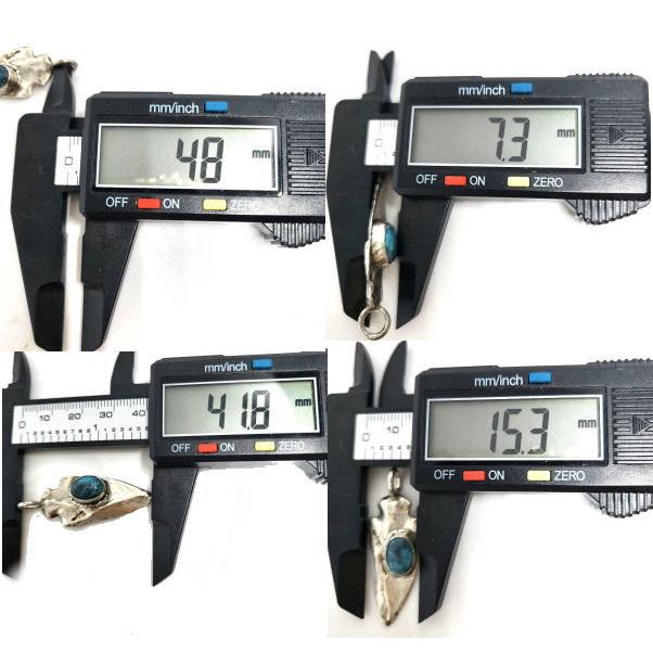 rym-263  ターコイズ矢じり ペンダントトップ スタンピング【Silver925】 |  | 03