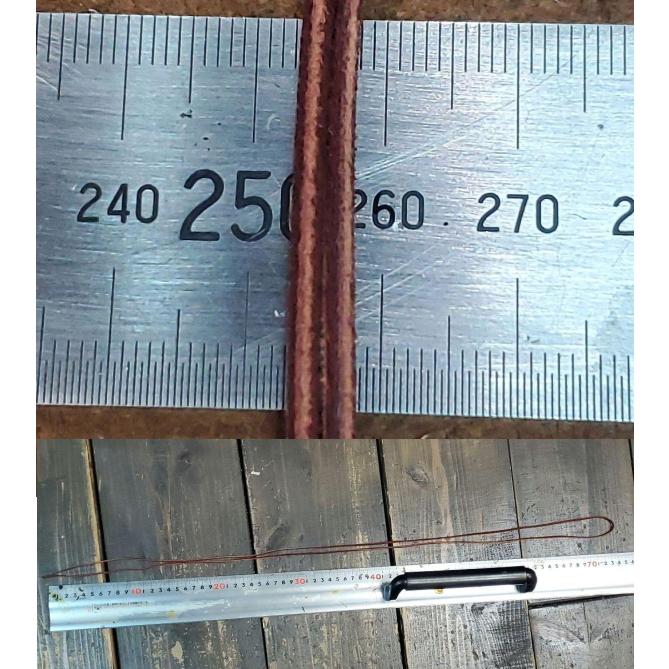 超ロング１５０ｃｍ細目の鹿革紐 赤茶 鹿ひも 水洗い引き伸ばしクリーム仕上げロング  rym-64 |  | 04