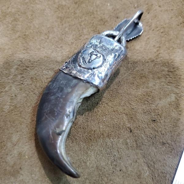 rym-65ベアクロー ターコイズ ペンダント Turquoise 熊爪 ネックレス Silver925 ハンドメイド |  | 06