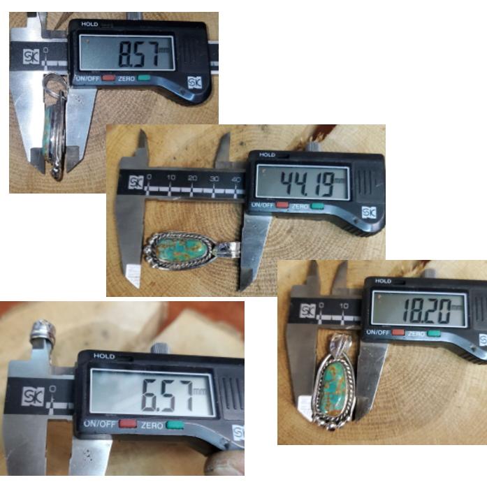 ターコイズペンダント トップ ハンドメイドトルコ石 ロイストーンターコイズ ペンダント インディアン ペンダント インディアンジュエリー |  | 02