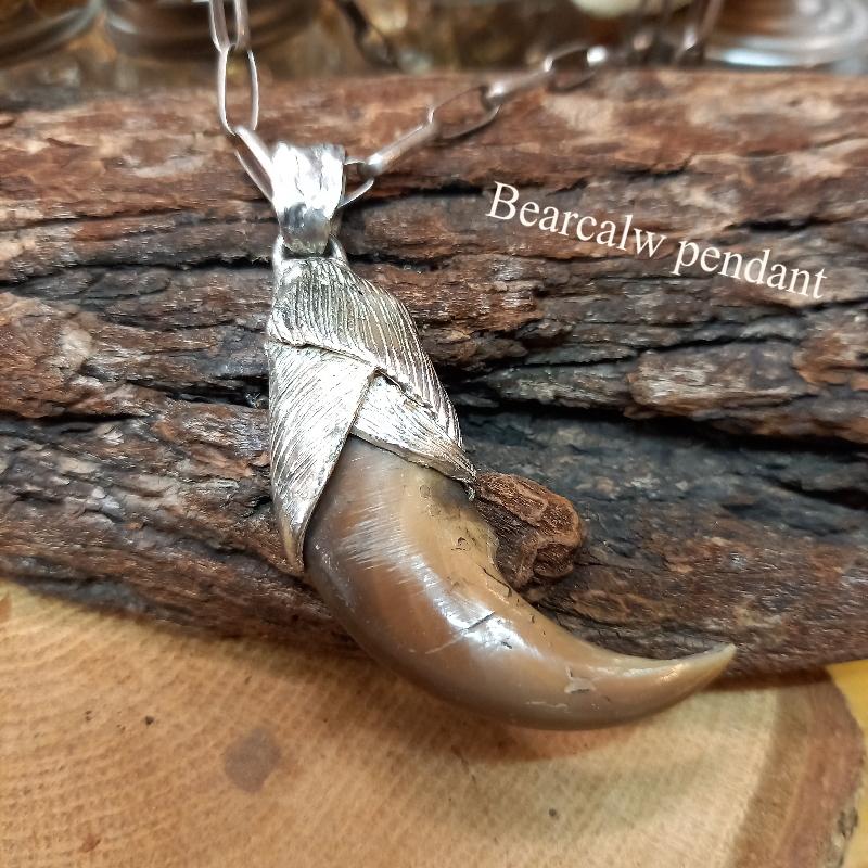 rym-8 ベアクロー ペンダント【熊爪】ネックレス【Silver925】ハンドメイド | 