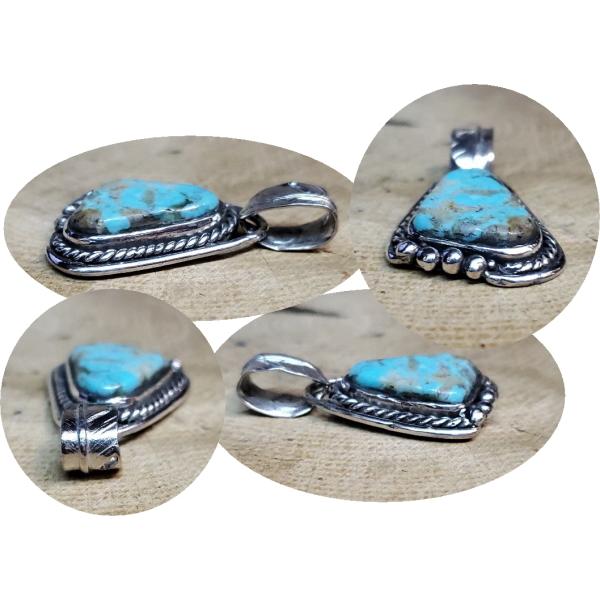 ペンダント ロイストーンターコイズ トップ Silver925 rym-84インディアンスタイル ジュエリー ギフト ナバホ ギフト |  | 03