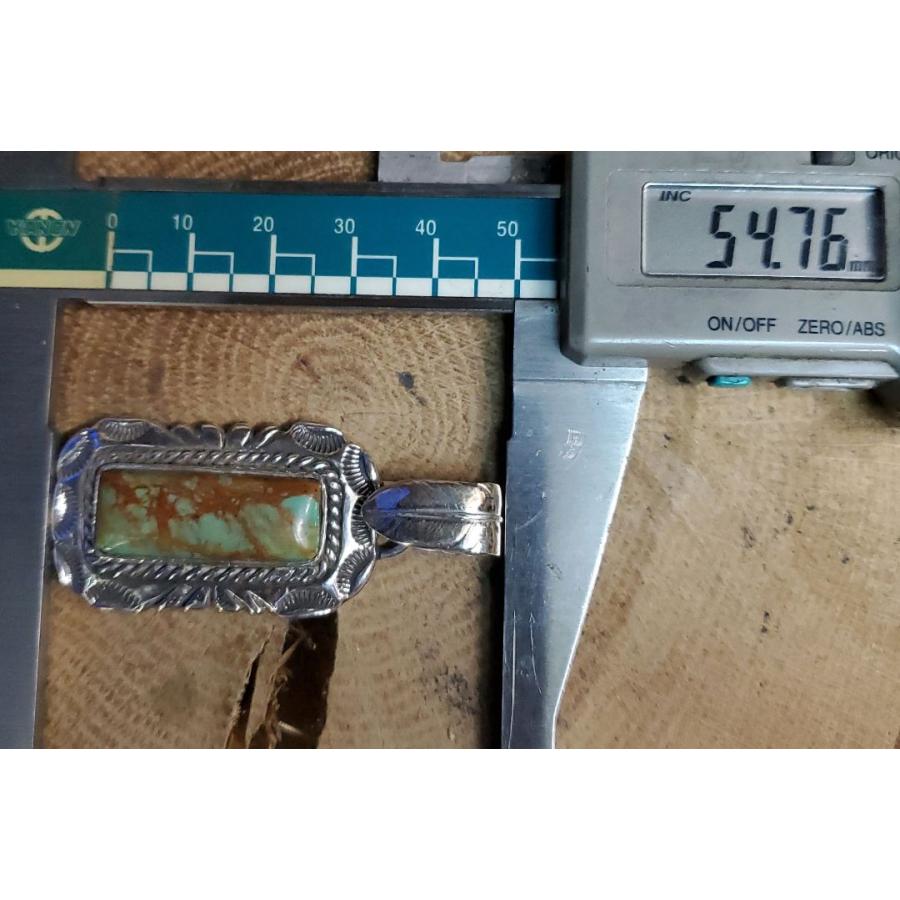 ペンダント キングスマナッサターコイズ トップ Silver925 rym-87 インディアンスタイル ジュエリー ギフト ナバホ ギフト |  | 03