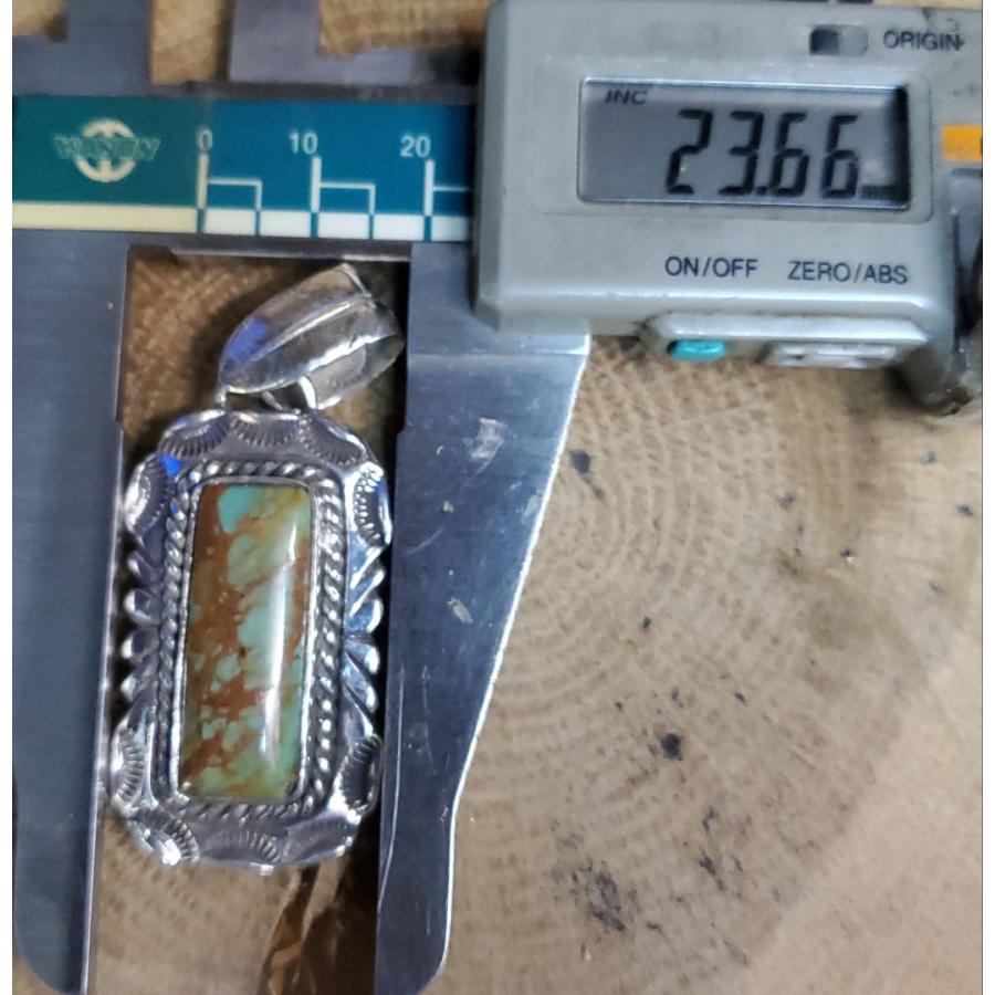 ペンダント キングスマナッサターコイズ トップ Silver925 rym-87 インディアンスタイル ジュエリー ギフト ナバホ ギフト |  | 04