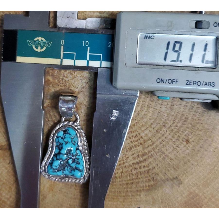 ターコイズ ペンダント キングマンターコイズトップ rym-99 ハンドメイド インディアンスタイル |  | 03