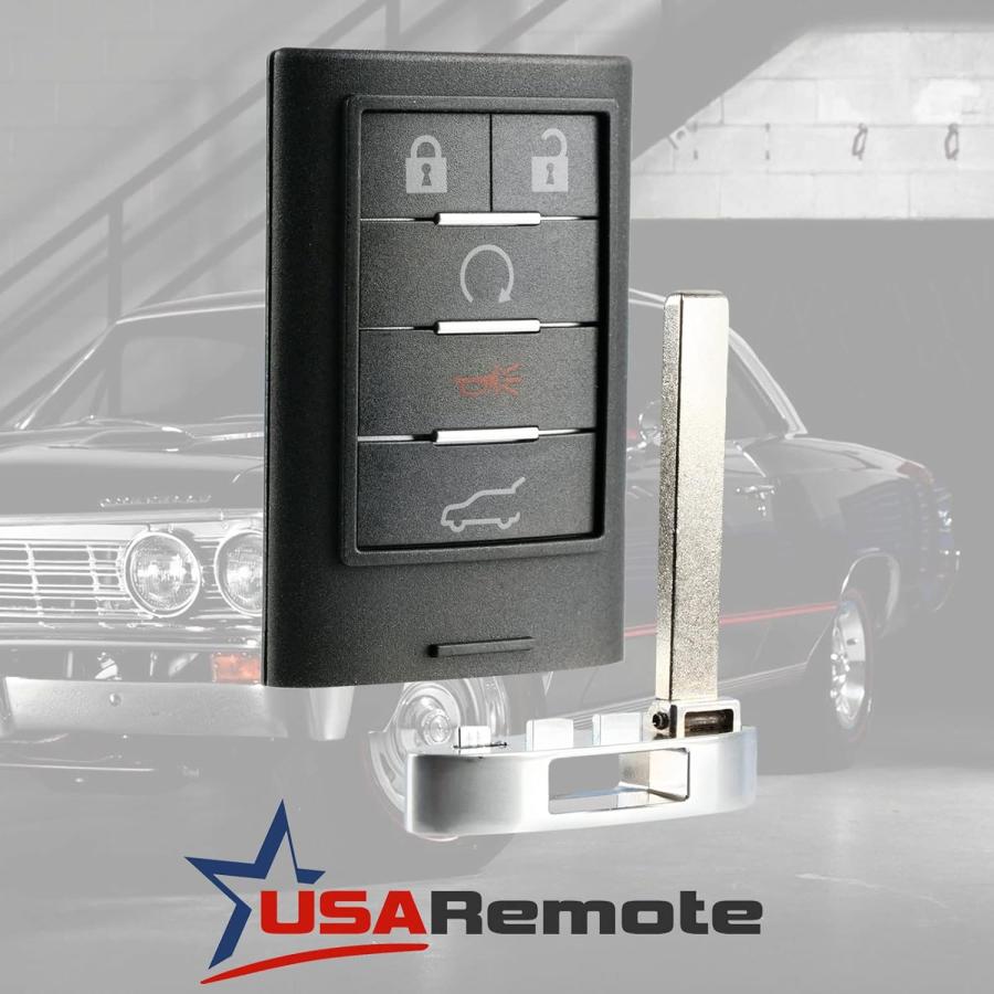 ウトレットストア Car Key Fob Keyless Entry Remote fits Cadillac SRX 2010 2011 2012 2013 2014 2015 (NBG009768T)　並行輸入品