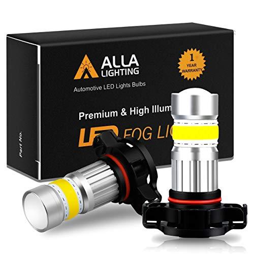 販売ショッピング Alla Lighting 2800lm PSX24W 2504 LEDフォグライト電球 3000K アンバーイエロー エクストリ 並行輸入品