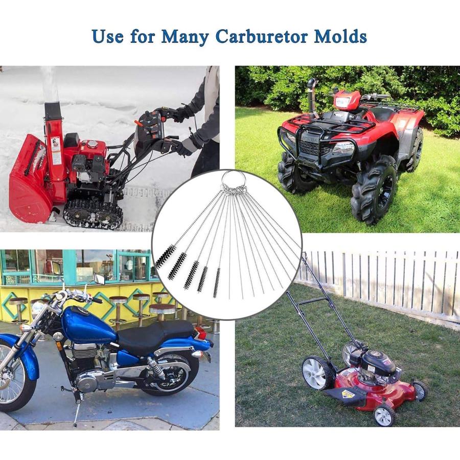 人気カテゴリー desin Carburetor Carbon Dirt Jet Cleaner Tool Kit 18 Cleaning Needles with 12 Brush and 2 Throttle Wrench　並行輸入品