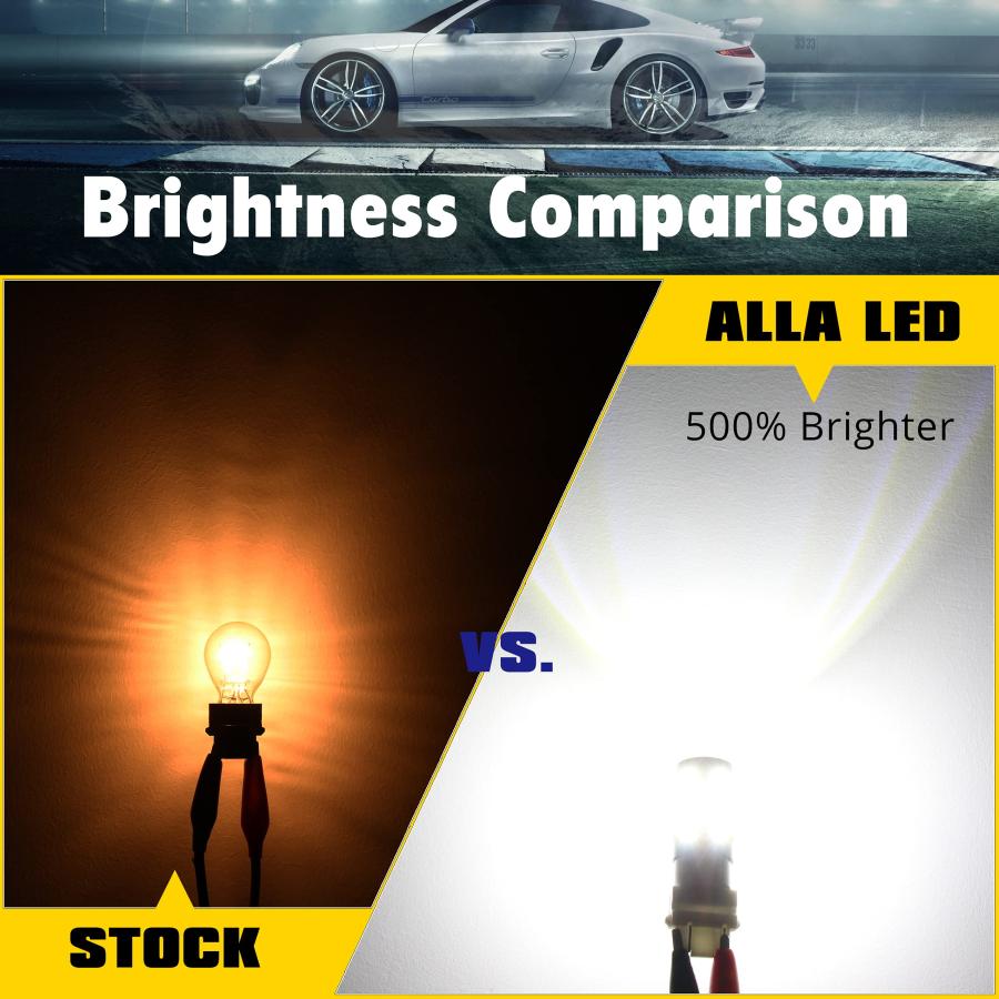 激安の Alla Lighting WTY21W LED Bulbs， Super Bright Rear Turn Signal. B 並行輸入品