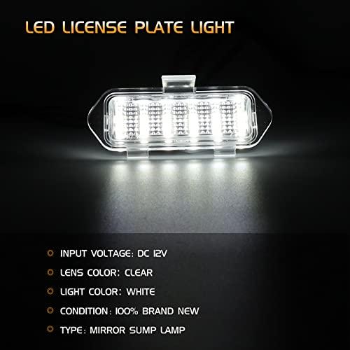 一部予約！ FetonAuto Puddle Lights LED Mirror Lights Assembly for Chevy Sil 並行輸入品
