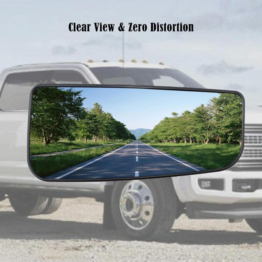 いちばん安い Passenger Side Towing Mirror Glass Lower Heated Mirror Glass with Rear Holder For Ford F150 Truck 2015-2020 F250 F350 Super Duty F450 F550 Truck 20