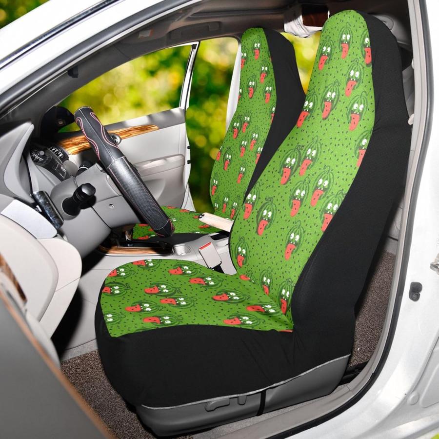 小島良太 Hwasondy Car Seat Covers for Front Seats Front Seat Cover Set Interior Covers for Auto Truck Van SUV Crazy Watermelon　並行輸入品
