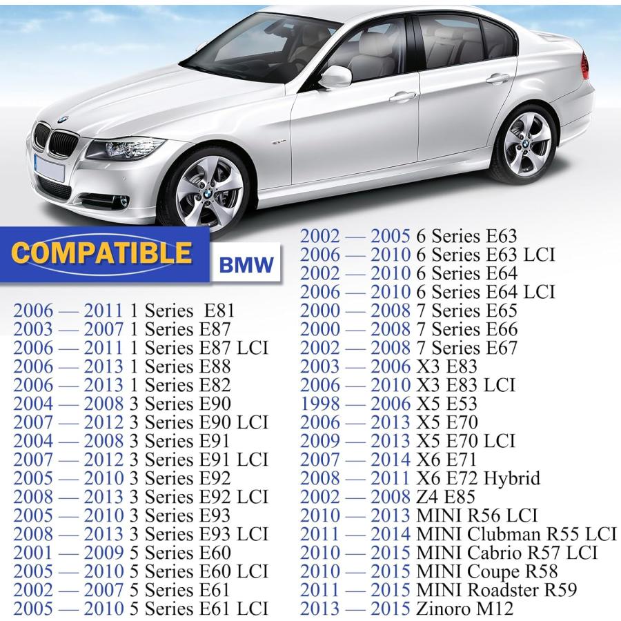 直売正規 X4XZ 72157070643 牽引フック 牽引アイフック BMW 1 3 5 7 X5 X3 シリーズ E53 E60 E61 E63 E64 E65 E70 E87 E90 E91 交換用 #72158266616 。　並行輸入品