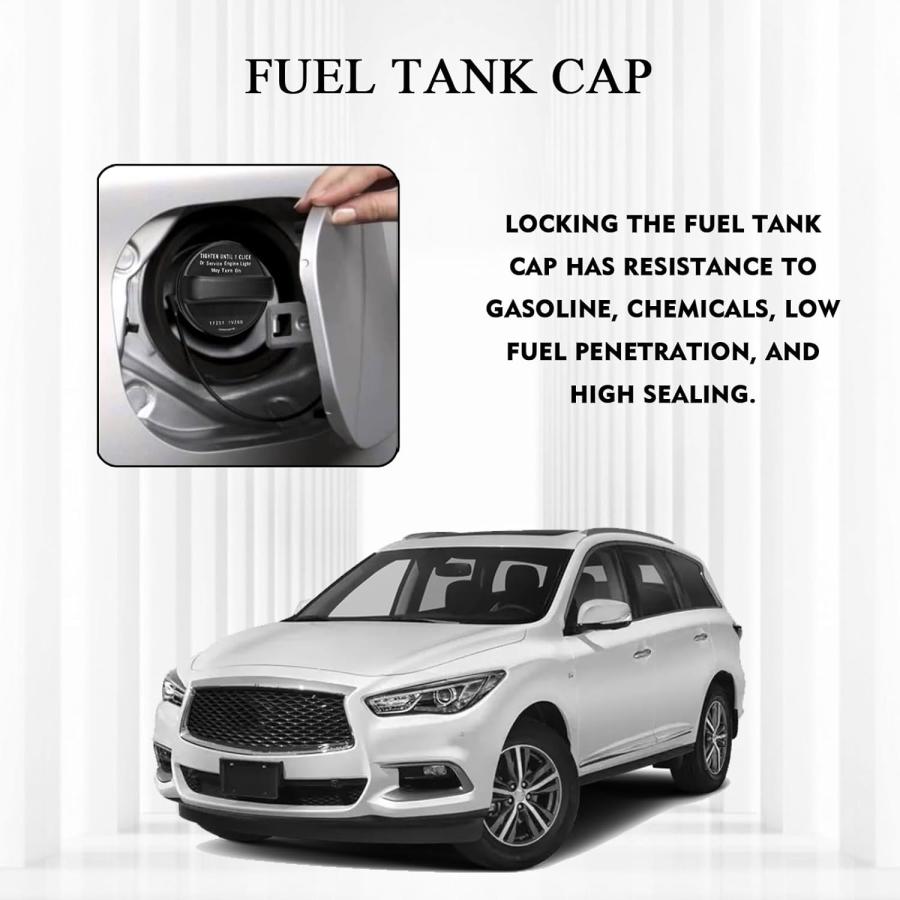 公式売上 Beypovk Gas Cap Fuel Cap Replacement OEM #17251-3JA0A 17251-9BD0E Car Accessories Fuel Tank Filler Cap Compatible with Nissan Frontier Murano