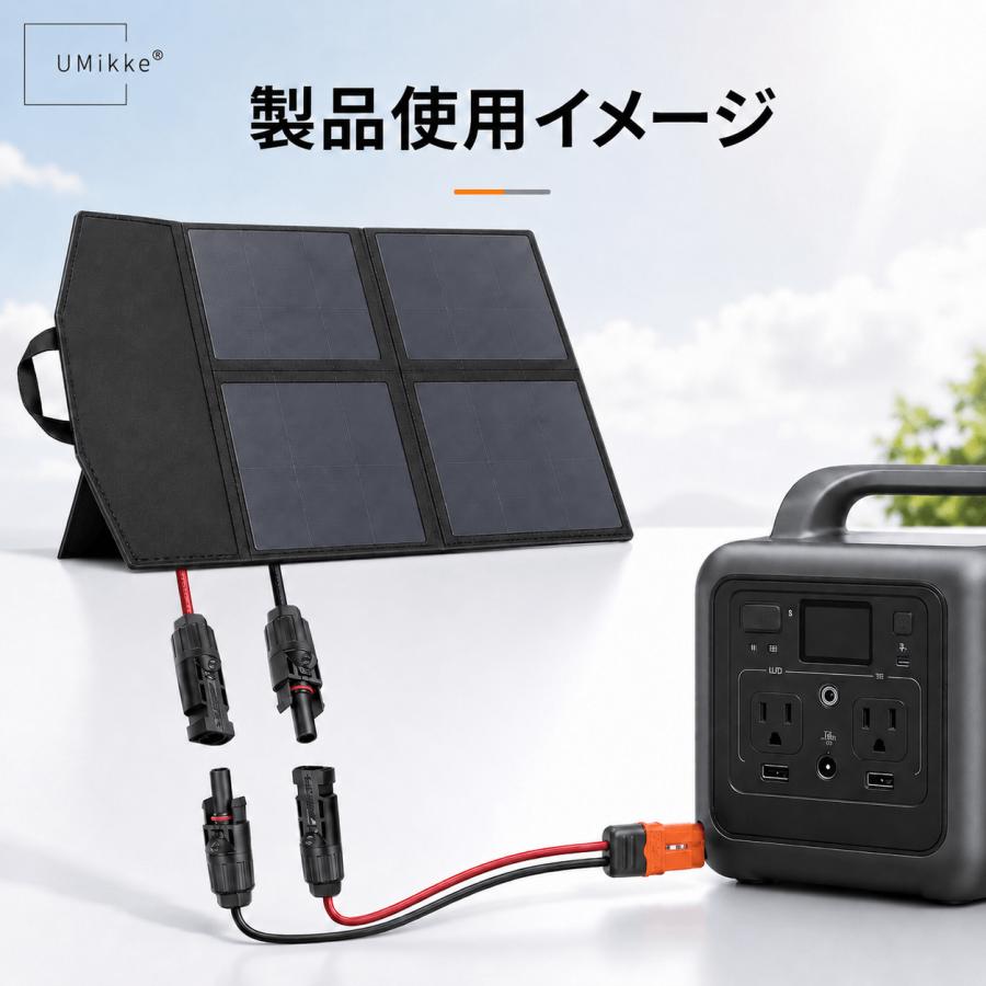 maa❁⃘❀* 　DELTA 2 ポータブル電源とMC4-xt60i-1本 12AWG 13A ポータブル電源充電用ケーブル 1.5m MC4からXT60iポート