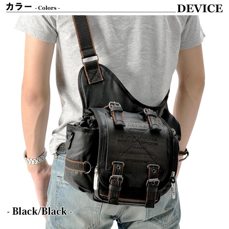 DEVICE ショルダーバッグ ボディバッグ 2way メンズ 本革 斜め DEVICE ショルダーバッグ ボディバッグ 2way メンズ 本革 斜め