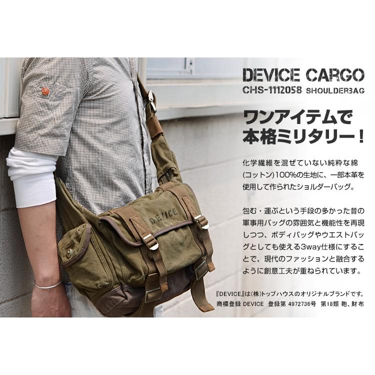 DEVICE ショルダーバッグ 斜めがけ メンズ レディース 2way DEVICE ショルダーバッグ 斜めがけ メンズ レディース 2way