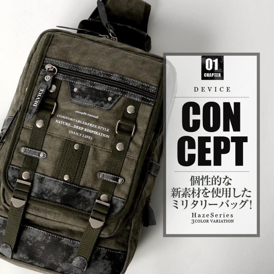 DEVICE ボディバッグ メンズ 大きめ ブランド 帆布 大容量 DEVICE ボディバッグ メンズ 大きめ ブランド 帆布 大容量