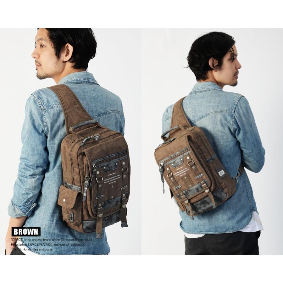 DEVICE ボディバッグ メンズ 大きめ ブランド 帆布 大容量 DEVICE ボディバッグ メンズ 大きめ ブランド 帆布 大容量
