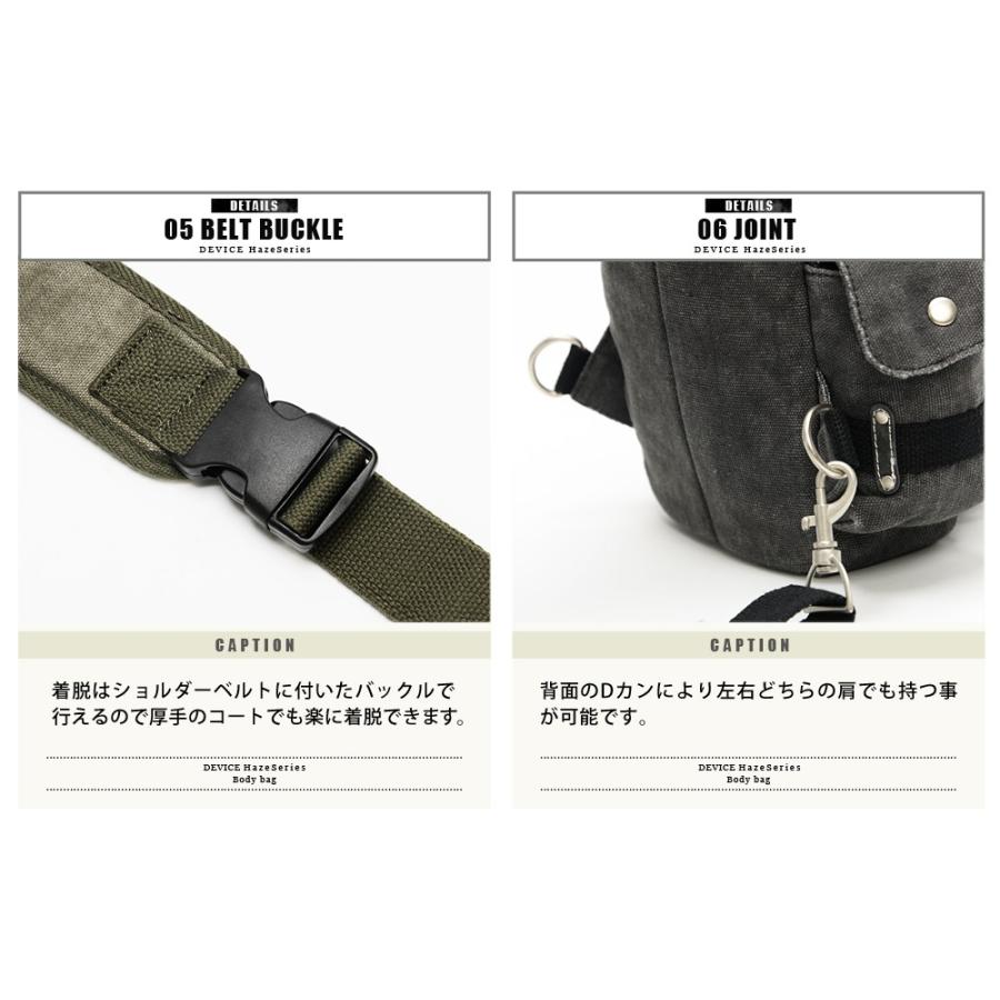 DEVICE（デバイス） ボディバッグ メンズ ワンショルダー かばん 鞄
