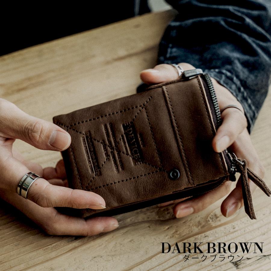 DEVICE（デバイス） 財布 二つ折り 財布 メンズ 折り財布サイフさいふ