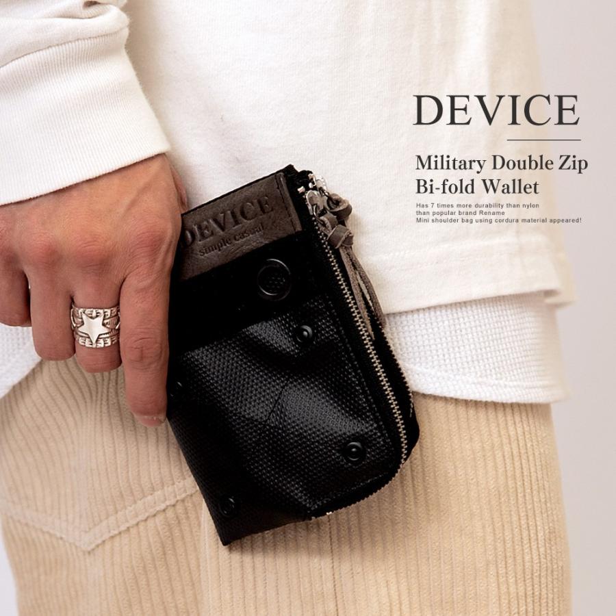 DEVICE 財布 二つ折り財布 ウォレット ナイロン メンズ