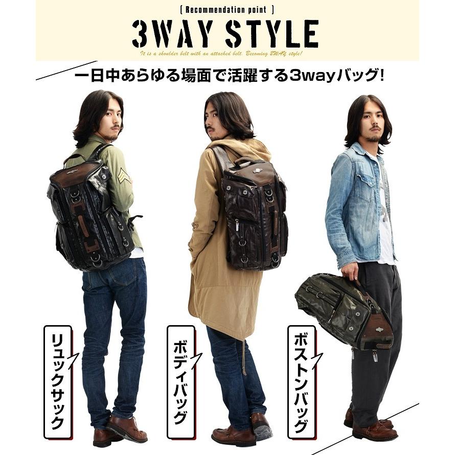 DEVICE 旅行 リュック ボストンバッグ リュックサック メンズ