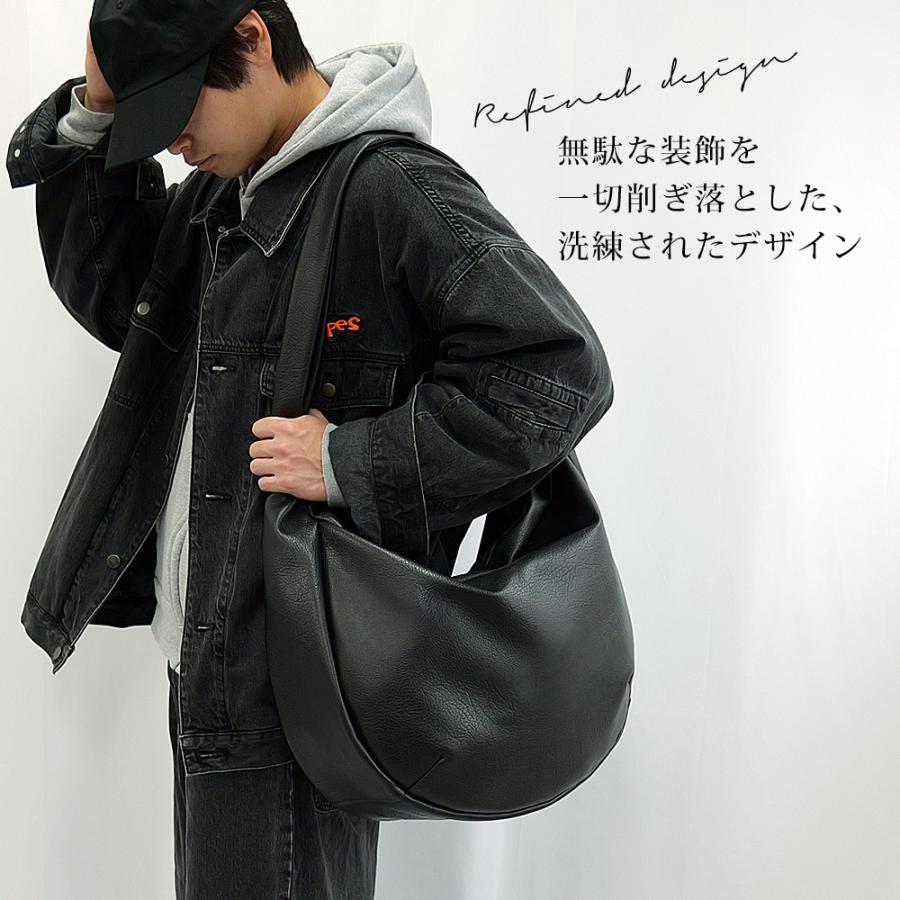DEVICE ショルダーバッグ フェイクレザー バケットバッグ 大人