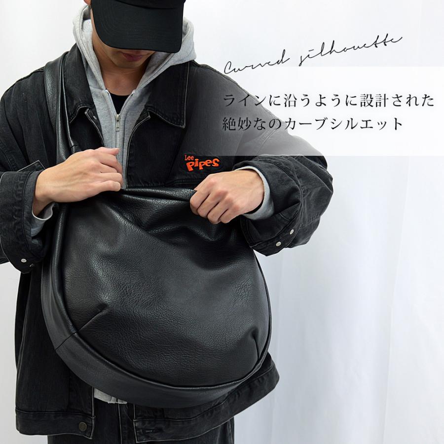 DEVICE ショルダーバッグ フェイクレザー バケットバッグ 大人