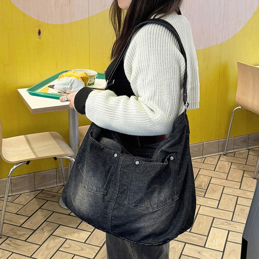 ショルダーバッグ キャンバス メンズ レディース デニム ショルダー