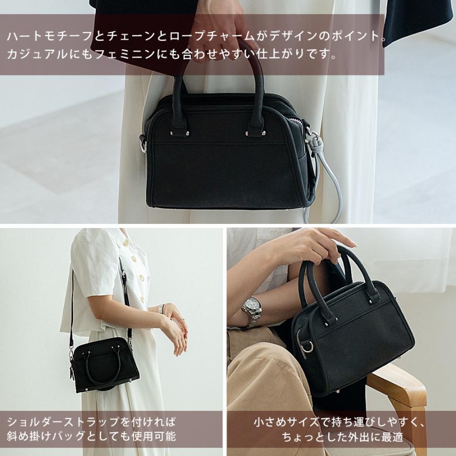 DEVICE ミニボストン ショルダーバッグ ハンドバッグ 2way フェイク