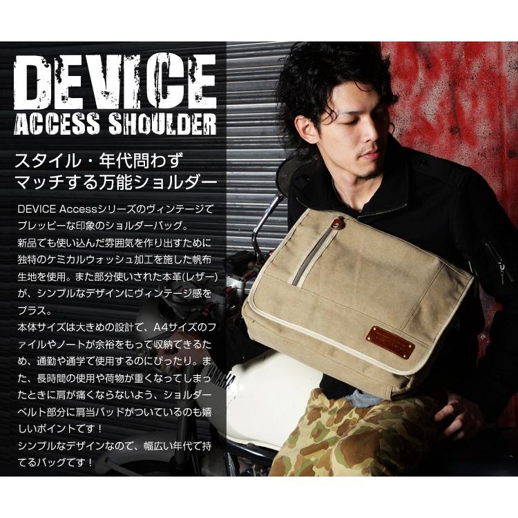 DEVICE メッセンジャーバッグ A4 メンズ ショルダーバッグ 斜め DEVICE メッセンジャーバッグ A4 メンズ ショルダーバッグ 斜め