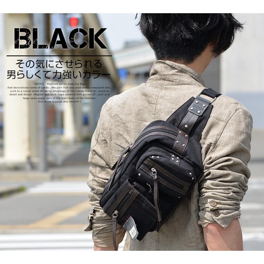 DEVICE ウエストバッグ 2Wayバッグ メンズ ボディバッグ DEVICE ウエストバッグ 2Wayバッグ メンズ ボディバッグ