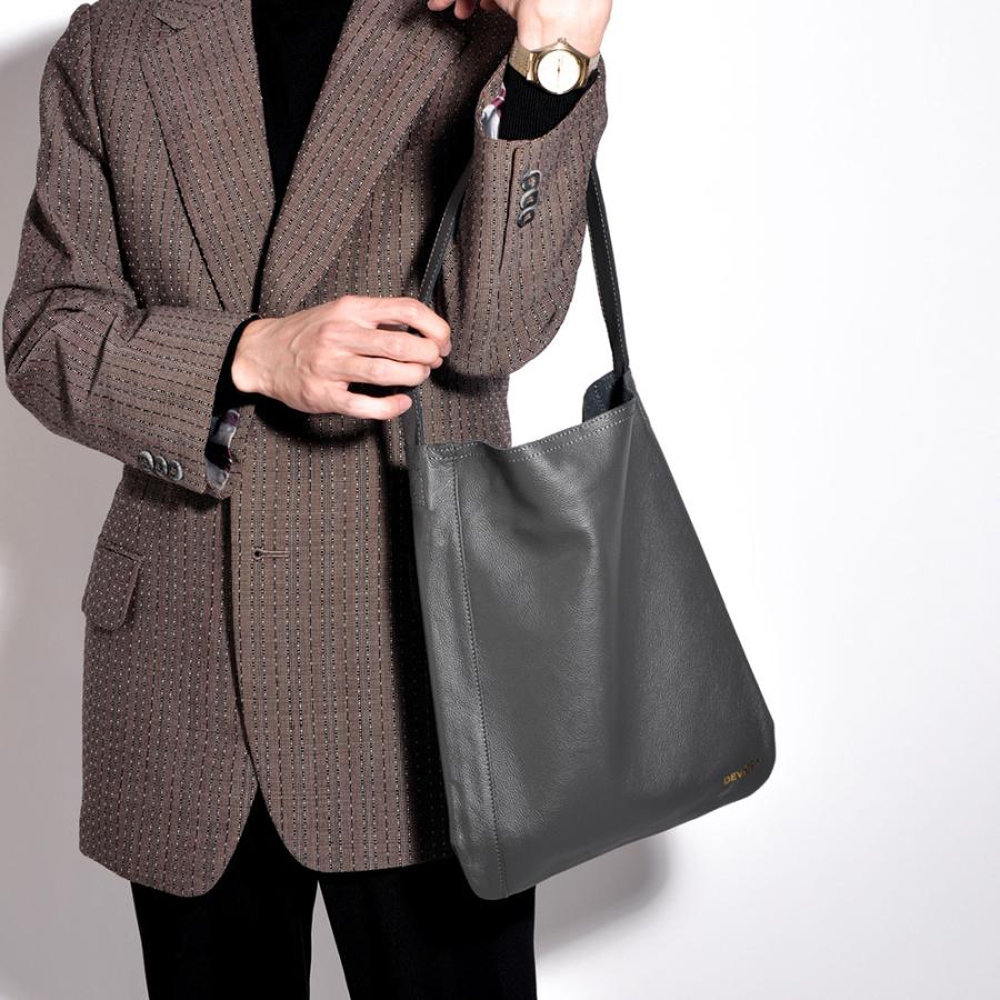 カウレザー ショルダーバッグ メンズ レディース トートバッグ