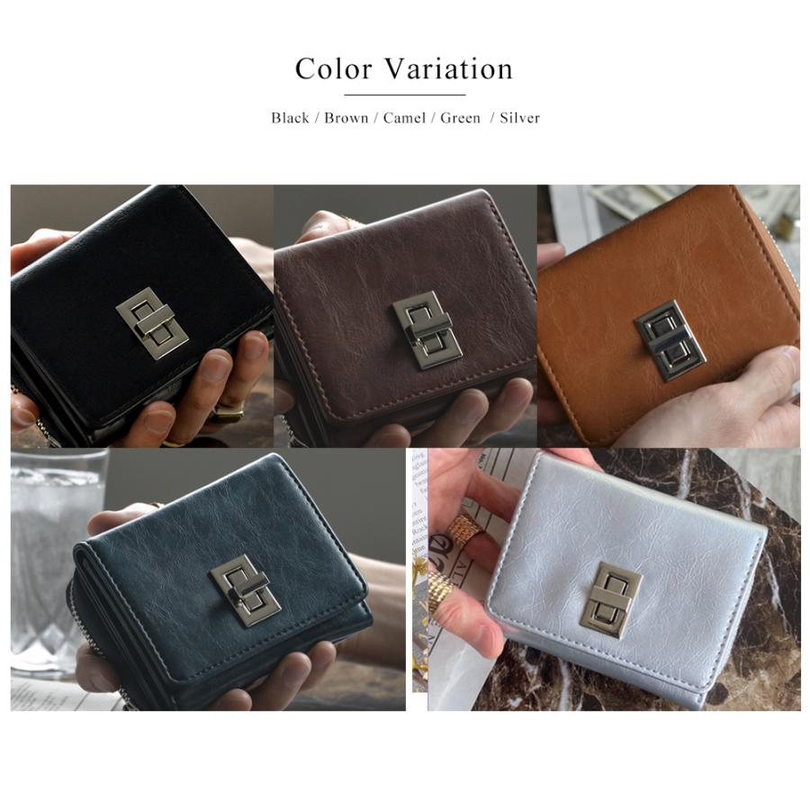 財布 レディース メンズ ミニ財布 小銭入れ 折り財布 可愛い 二つ折 三