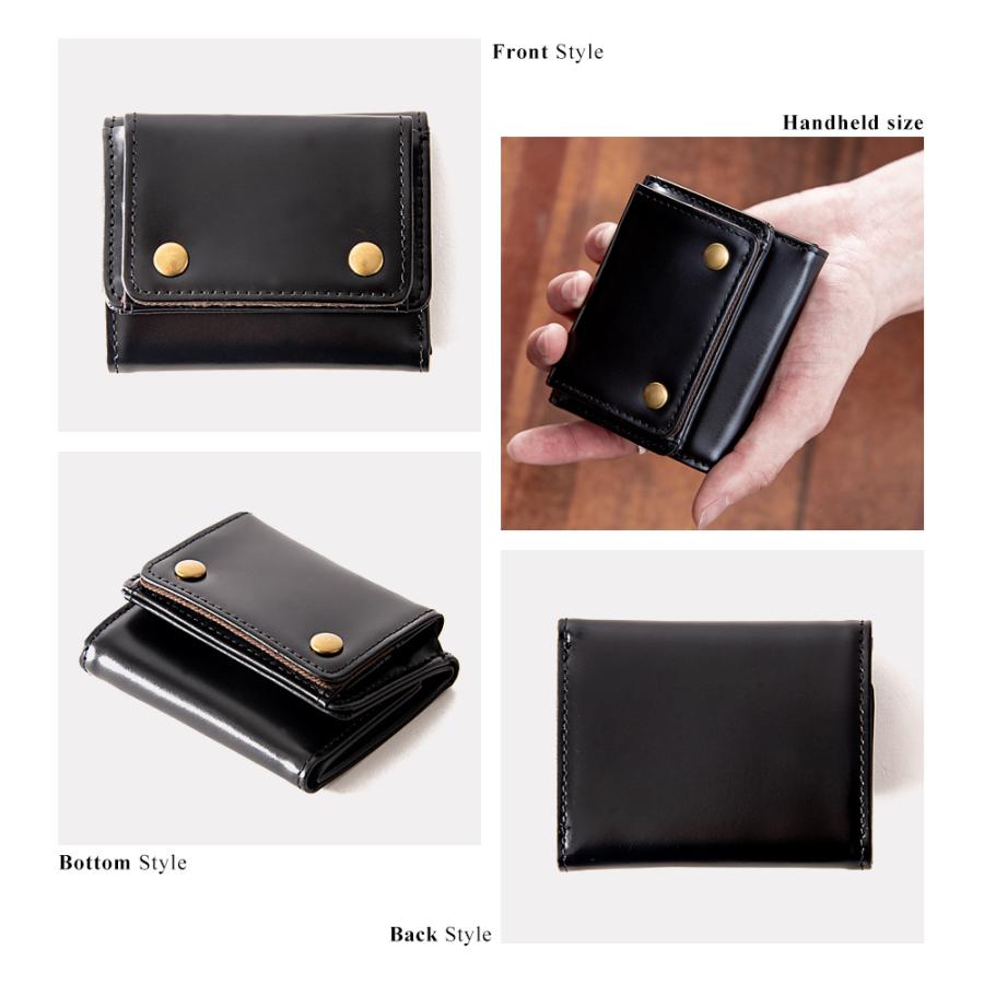 ミニ財布 メンズ 二つ折り 二つ折り財布 さいふ ブランド 本革 レザー