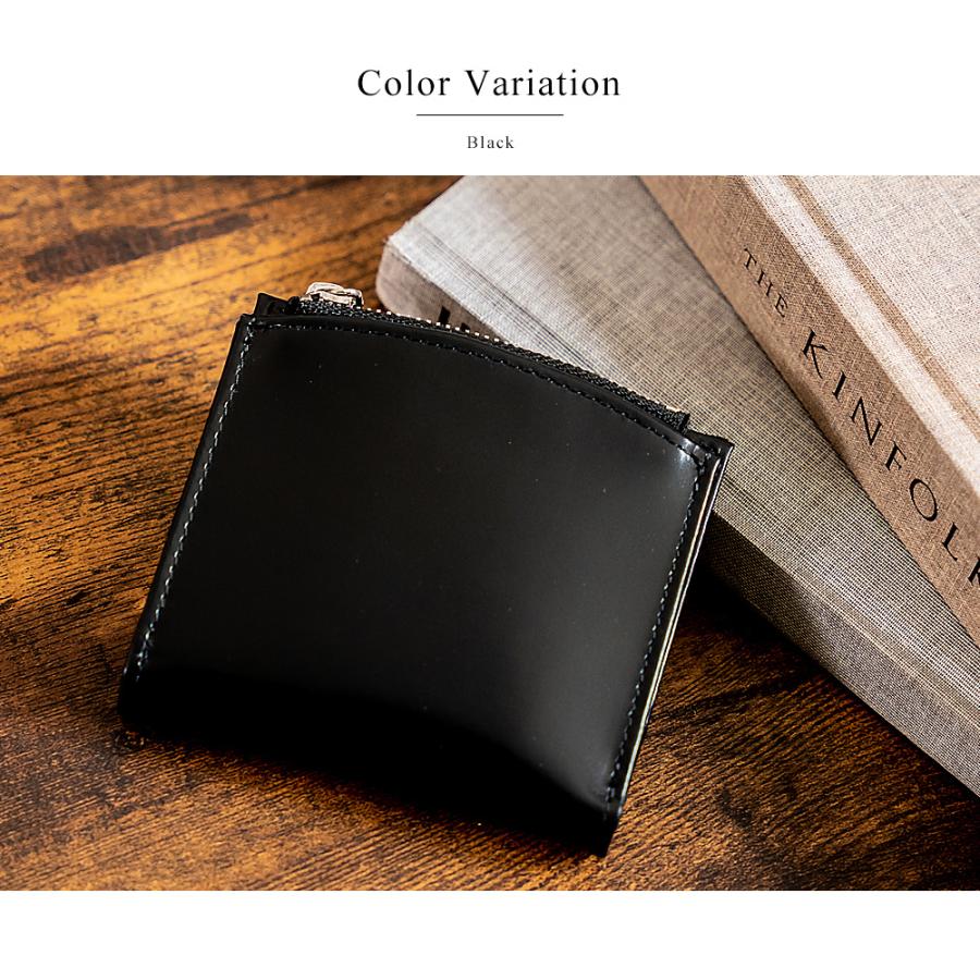 ミニ財布 メンズ 二つ折り 二つ折り財布 １着でも送料無料 さいふ ブランド 本革 レザー 人気 折財布 ブラック シンプル カード コンパクト 新生活 黒 革 ビジネス