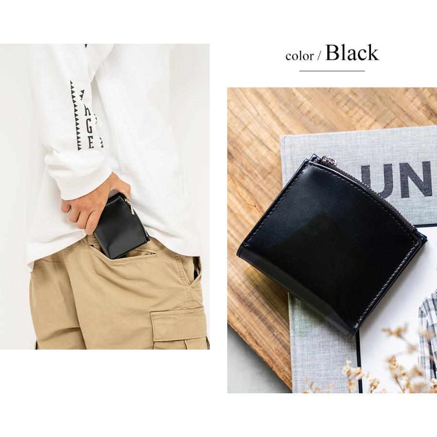 ミニ財布 メンズ 二つ折り 二つ折り財布 １着でも送料無料 さいふ ブランド 本革 レザー 人気 折財布 ブラック シンプル カード コンパクト 新生活 黒 革 ビジネス