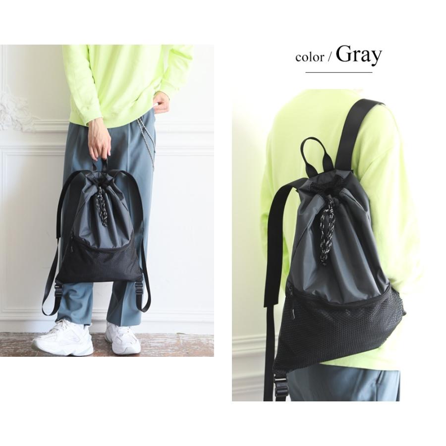 ナップサック リュック リュックサック メンズ レディース バック かばん メッシュ ナイロン 軽量 おしゃれ 大容量 ブランド Rename ブラック 黒 スポーティ Rrn Crosscharm 通販 Yahoo ショッピング