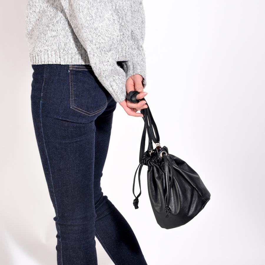 巾着 バッグ ポーチ ショルダーバッグ ブランド Rename バック