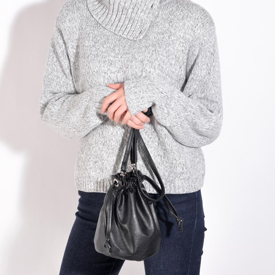 巾着 バッグ ポーチ ショルダーバッグ ブランド Rename バック