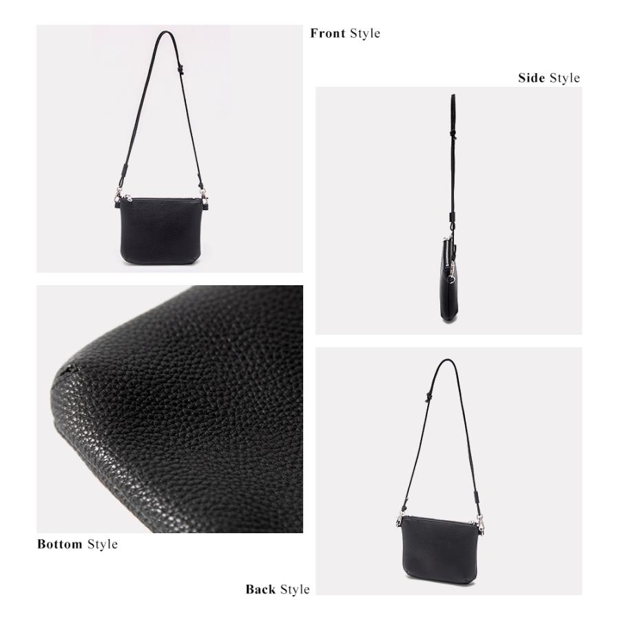 ショルダーバッグ サコッシュ 合皮 フェイクレザー バッグ