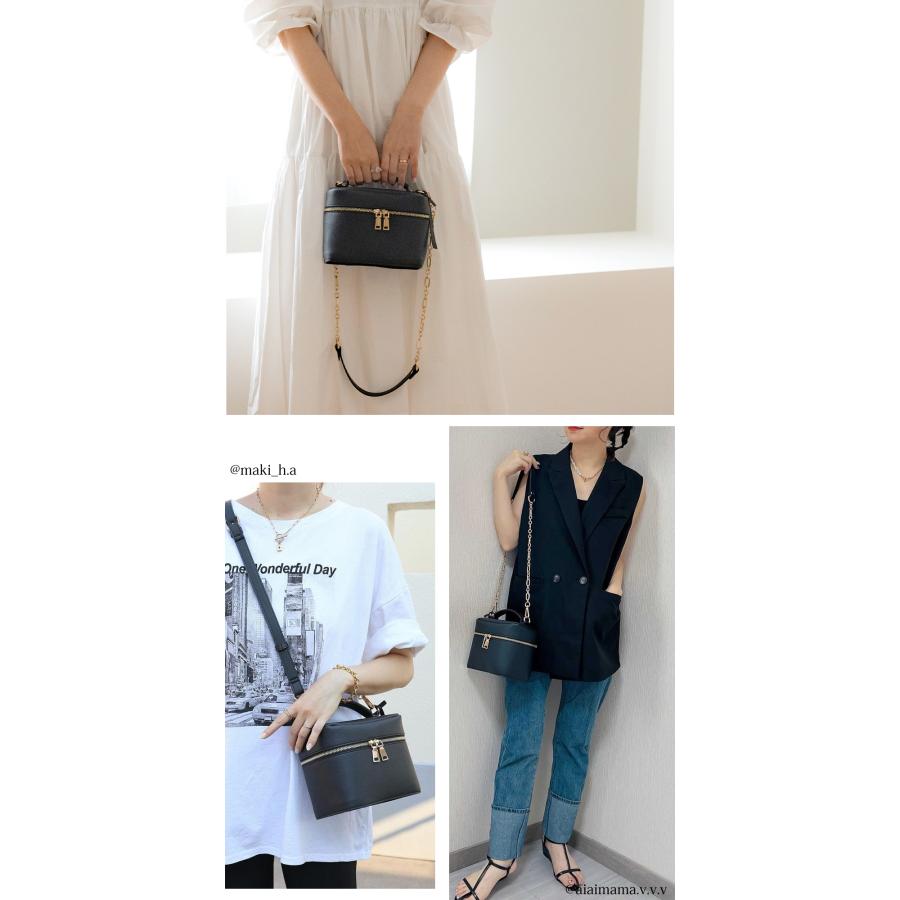 ショルダーバッグ レディース 3way バニティバッグ チェーンバッグ