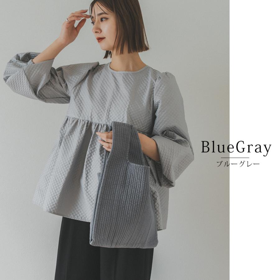 程よいサイズでポケットいっぱいヌビバッグ　グレー×チューリップ　ハンドメイド 最高 のハンドメイド・手芸 - ハンドメイド ポケットいっぱい