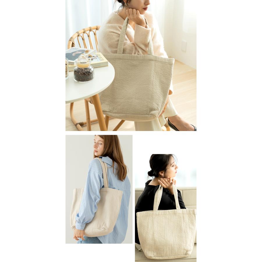 トートバッグ ヌビバッグ レディース 通勤 通学 肩掛けバッグ 大人 大容量 A4 軽量 布 おしゃれ カジュアル ナチュラル キルティング ヌビ |  | 13