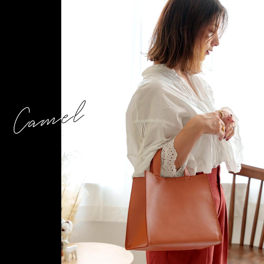 トートバッグ レディース バッグ 小さめ フェイクレザー 母の日 通勤 大容量 無地 カジュアル ミニ バック Rename ブランド かわいい |  | 07