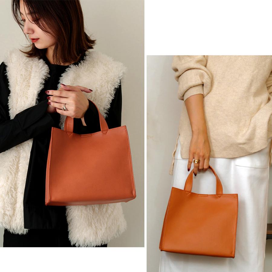 トートバッグ レディース バッグ 小さめ フェイクレザー 母の日 通勤 大容量 無地 カジュアル ミニ バック Rename ブランド かわいい |  | 08