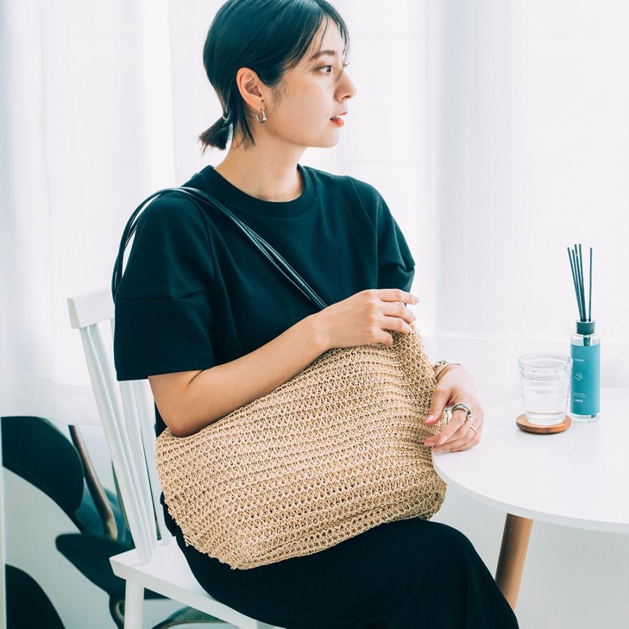 かごバッグ レディース トートバッグ ペーパーバッグ かわいい おしゃれ 超軽量 軽い 大きめ 大容量 通勤 通学 ハンドバッグ カゴバッグ 籠 編み |  | 08