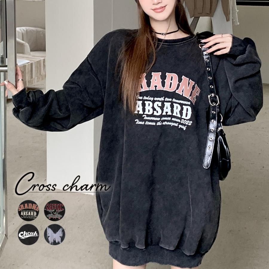 トレーナー レディース プルオーバー メンズ 韓国ファッション 大きい